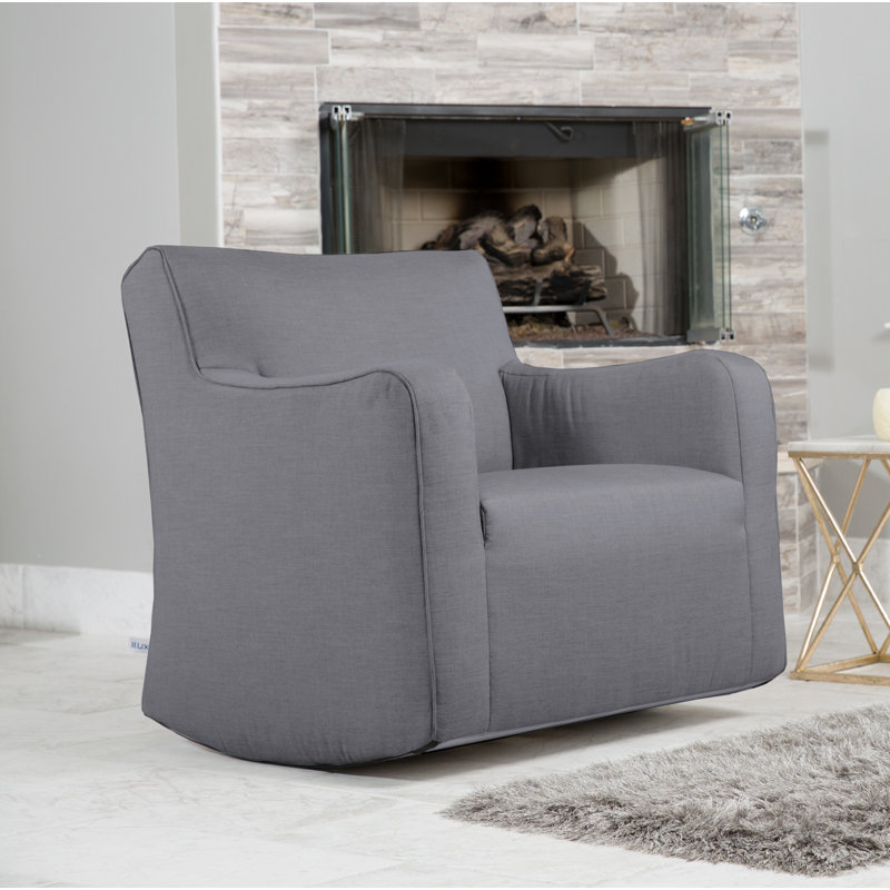 Big Joe Orahh Patio Rocking Chair with Cushions Reviews Wayfair